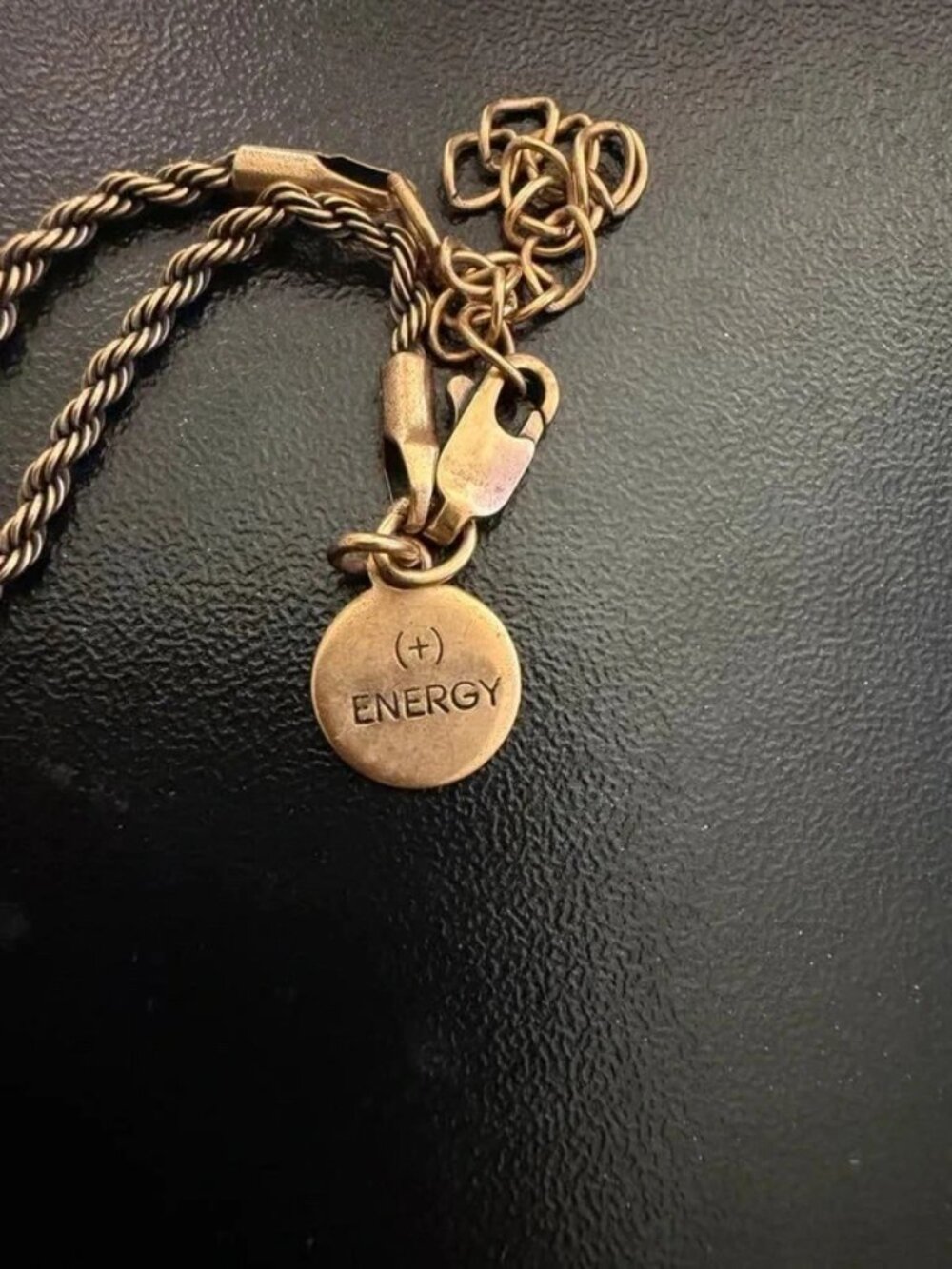 Alex and Ani Gold Heart Vintage Necklace – Angel Message Pendant - Picture 4 of 5
